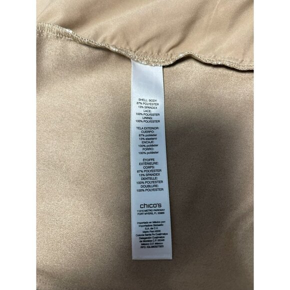 Chioc's Lace Overlay Open Front Faux Suede 3/4 Sleeve Cardigan Size 2(M) - Picture 5 of 7